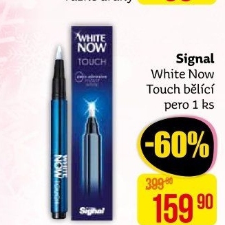 Zubní pero bělicí White Now Touch Signal