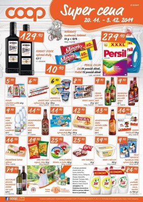 akční leták COOP 20.11.2019-3.12.2019