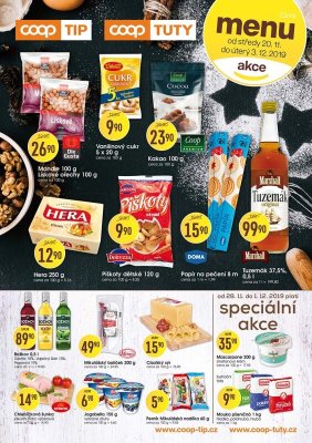 akční leták COOP 20.11.2019-3.12.2019