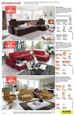 akční leták Sconto nábytek 27.11.2019-27.12.2019