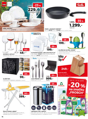 akční leták Kika nábytek 28.11.2019-11.12.2019