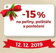 -15% na peřiny, polštáře a povlečení
