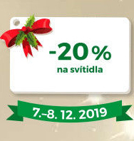 -20% na svítidla