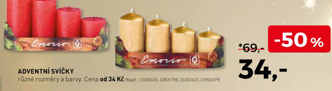 Adventní svíčky