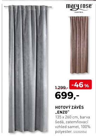 Hotová závěs Enzo