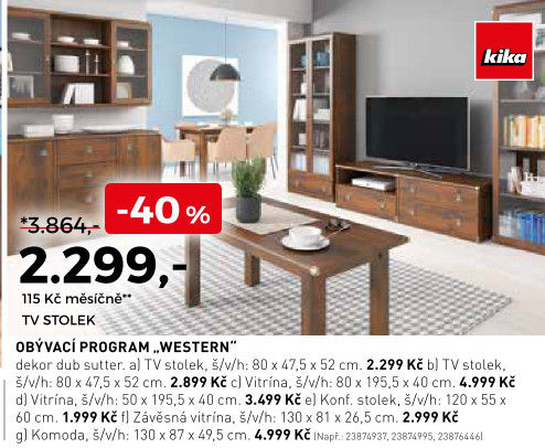 Obývací program Western