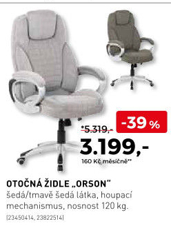 Otočná židle Orson