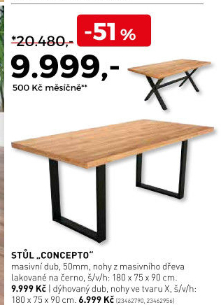 Stůl Concepto
