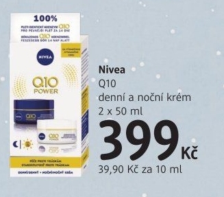 Balení krém denní a noční proti vráskám Q10 Nivea