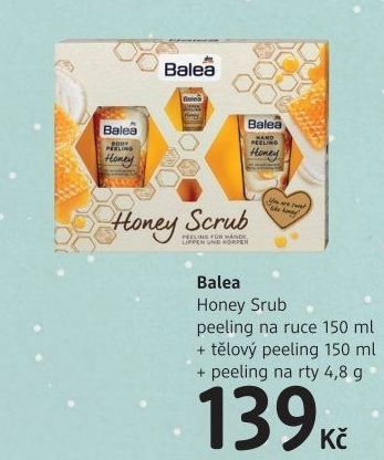 Dárková kazeta Honey Scrub Balea