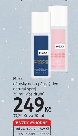 Deodorant parfémovaný Mexx