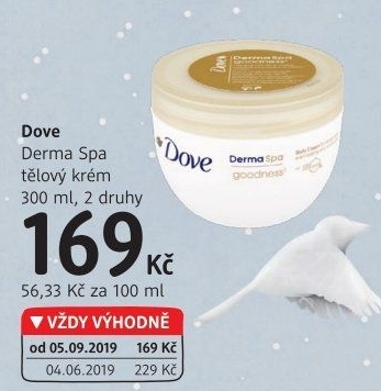 Krém tělový DermaSpa Dove