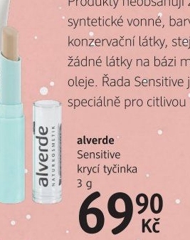 Krycí tyčinka Sensitive Alverde