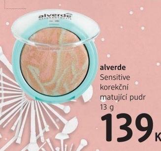Pudr matující Sensitive Alverde