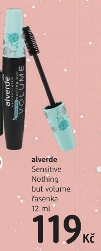 Řasenka Sensitive Nothing but volume Alverde