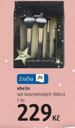 Sada kosmetických štětců Ebelin