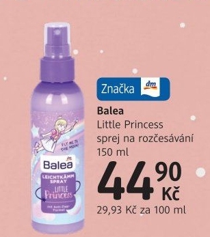 Sprej na vlasy pro snadné rozčesávání Balea