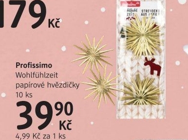 Vánoční dekorace papírové Profissimo