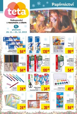 akční leták Teta drogerie 28.11.2019-24.12.2019
