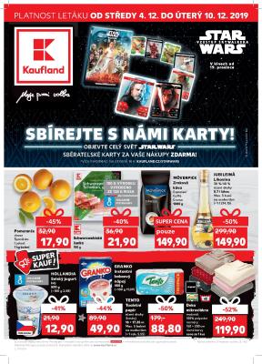 akční leták Kaufland 4.12.2019-10.12.2019