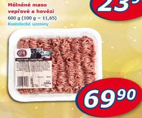 Mleté maso mix Kostelecké uzeniny