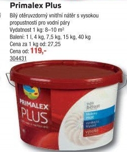 Interiérová barva Primalex Plus