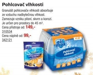 Pohlcovač vlhkosti Bison Air Max