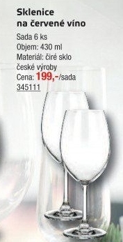 Sklenice na červené víno Leona Banquet