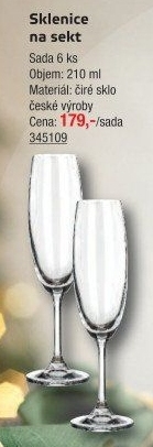 Sklenice na sekt Leona Banquet