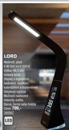 Stolní lampička Lord Panlux