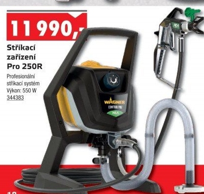 Stříkací pistole Wagner Pro 250R