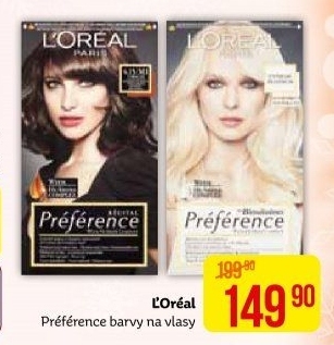 Barva na vlasy Préférence L'