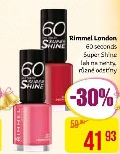 Lak na nehty 60 seconds Super Shine Rimmel