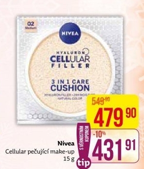 Make-up v houbičce Hyaluron Cellular Filler Nivea