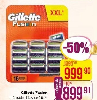 Náhradní hlavice pánské Gillette Fusion