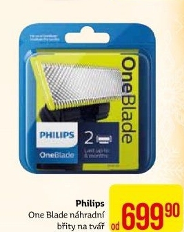 Philips OneBlade - náhradní hlavice na tvář