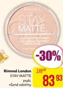 Pudr Stay Matte Rimmel
