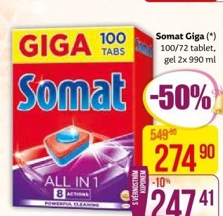 Tablety do myčky Somat