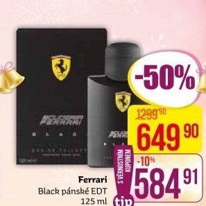 Toaletní voda pánská Black Ferrari