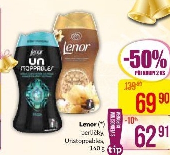 Vonné perličky do pračky Lenor UNstoppables