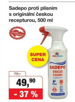 Čistič proti plísním Sadepo Balhome