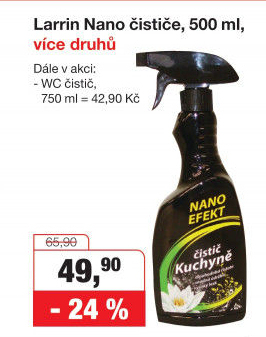 Čistič skel Nano Efekt Larrin
