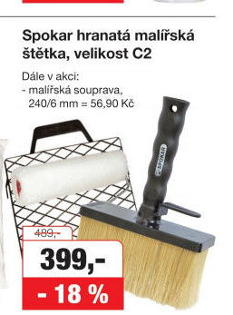 Hranatá malířská štětka Spokar