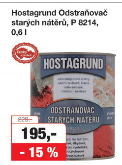 Odstraňovač starých nátěrů Hostagrund