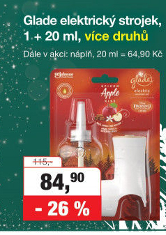 Osvěžovač vzduchu elektrický Glade by Brise