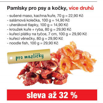 PAMLSKY PRO PSY A KOČKY