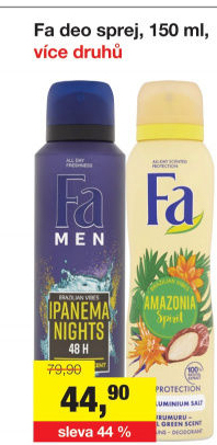Deodorant sprej Fa