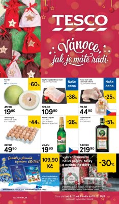 akční leták Tesco 4.12.2019-10.12.2019