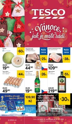 akční leták Tesco 4.12.2019-10.12.2019