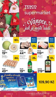 akční leták Tesco 4.12.2019-10.12.2019